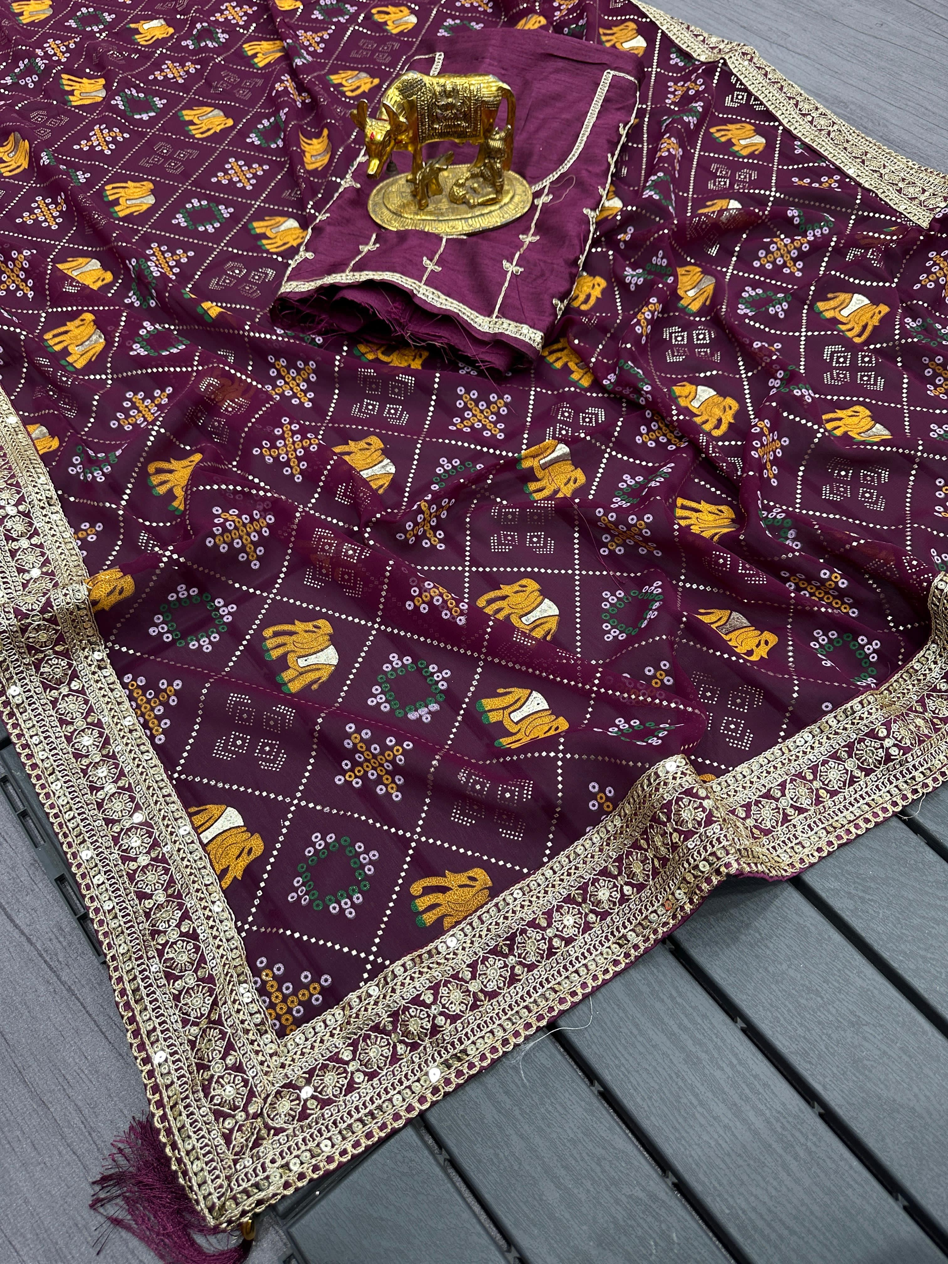 Wedding Special Beautiful Heavy Kolkata Blooming Silk Saree