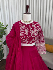 Party-wear Designer Jimmy Choo Silk Coding Dori With Sequence Work Lehenga Choli