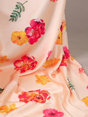 Beautiful Satin Silk Printed Saree