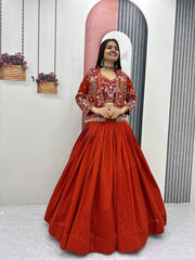 Beautiful Vichita Silk Sequence Work Lehenga choli