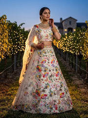 Party-wear Masti Silk Embroidery Sequence Work Lehenga Choli
