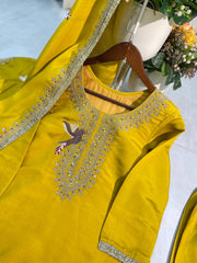 Trending Wedding Roman Silk Cording Sequence Embroidery Work Dress