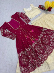 Festive Special Indo Western Simar Cosmoss Lehenga Choli With Shrug