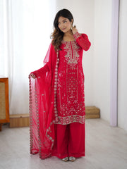 Festive Wear Georgette thread With Sequence Work Salwar Suit