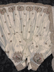 Beautiful Designer Chinon Silk Coding With Sequence Work Gown