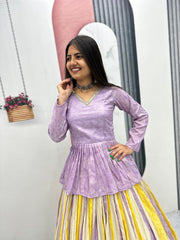 Festive Special Jacquard Silk Lehenga Choli