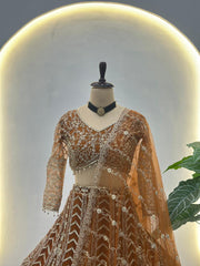 Wedding Special Butterfly Net Sequins & Codding Embroidery Work Lehenga Choli