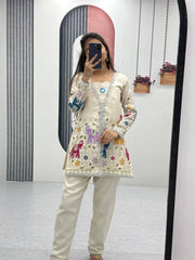 Beautiful Pure Tissue Simmer Silk Co-Ord Set