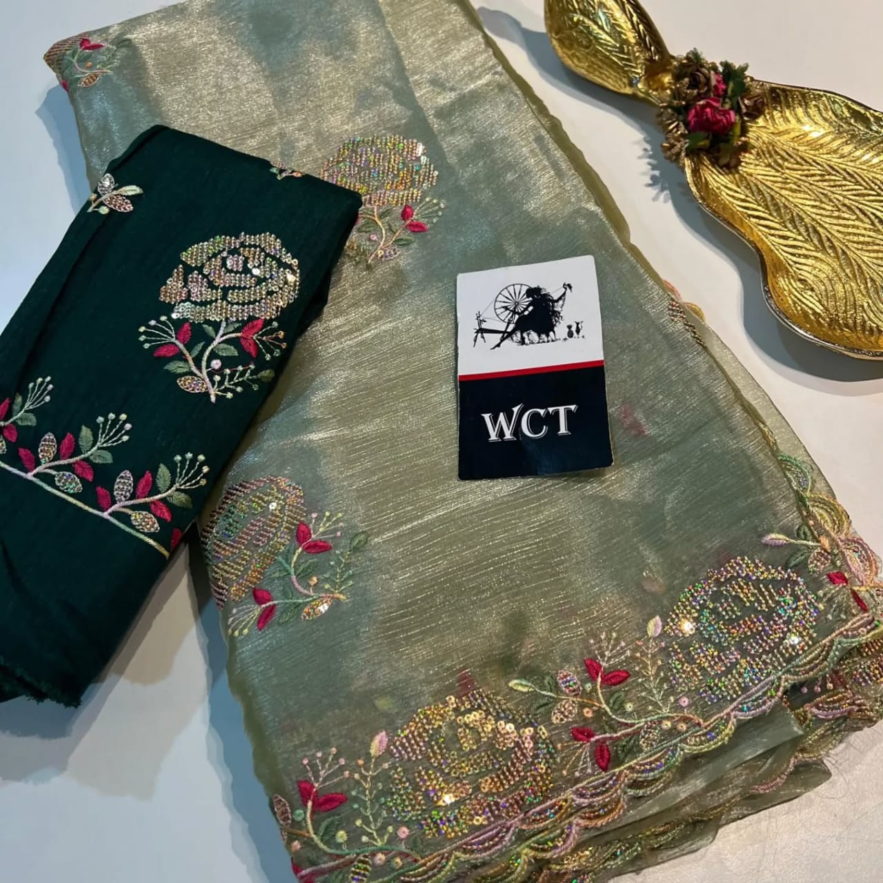 Jimmy Choo Designer Beautiful Premium Quality Saree