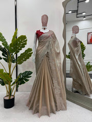 Trending Designer Jimmy Choo Thread & Sequence Work Saree