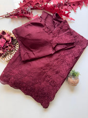 Bollywood Designer Soft Kota Doriya Thread Work Saree