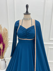 Festive Special Georgette Fancy Designer Anarkali Gown