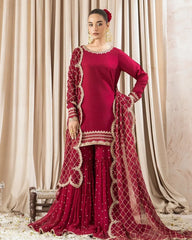 Elegant Georgette Sequence Work Salwar Suit