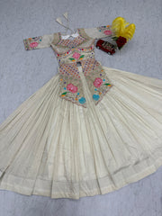 Festive Special Simar Cosmos Embroidery Sequence & Coding Crop Top