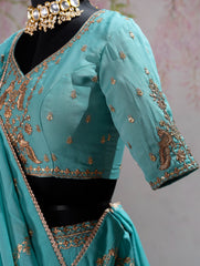 Royal Perfect Blend Of Sparkle & traditional Start Georgette Lehenga Choli