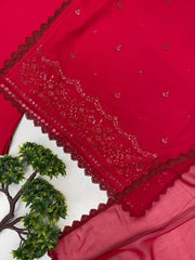 Beautiful Party-wear Georgette Sequence Embroidery Work Salwar Suit