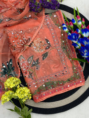 Party-wear Tabby Silk Beautiful Digital Printed Saree