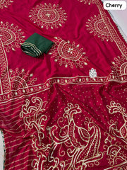 Beautiful Traditional vhichtra silk Saree