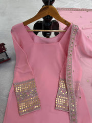 Party-wear Georgette Thread With Sequence Work Sharara