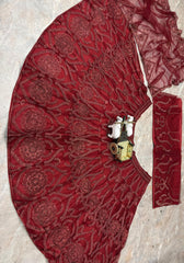 Party-wear Butterfly Net Coding Sequence Work Lehenga Choli