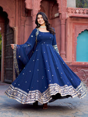 Trending Georgette Thread With Sequence Work Gown
