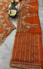 Engagement Special Soft Net  Coding Sequins Work Lehenga Choli