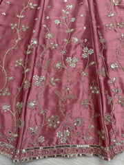 Beautiful Designer Japan Satin Coding Dori With Sequence Work Lehenga Choli