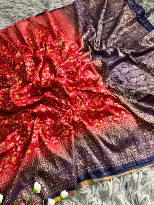 Beautiful Banarasi Jal Designer Saree