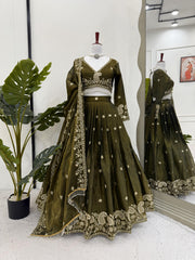 Trending Jimmy Choo Thread With Sequence Work Lehenga Choli