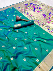 Beautiful Pure Soft Kanchivaram Paithani Silk Saree