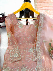 Party-wear Jimmy Choo Silk Thread With Sequence Work Suit