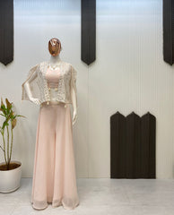 Trending Party-wear Georgette Three Piece Set