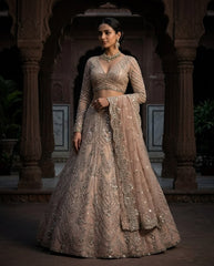 Party-wear Butterfly Coding Sequence Stone Work Lehenga Choli