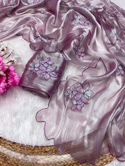 Jimmy Choo Barbery Beautiful Thread & Sequence Work Saree