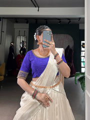 South Indian Traditional  Pattu Lehenga Half Saree