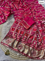 Beautiful Viscose Weaving With Rich Pallu Saree