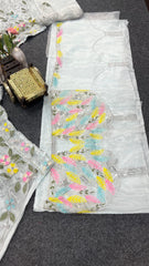 Beautiful Heavy Organza Silk Embroidery Sequence Work Lehenga Choli