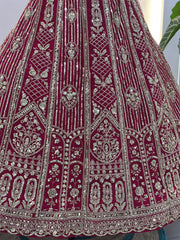 Royal Elegant Butterfly Net Sequins & Codding Embroidery Work Lehenga Choli