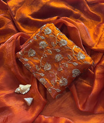 Party-wear Space Silk Designer Saree