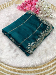 Party-wear Jimmy Choo Khatli Cut Dana Handwork Saree