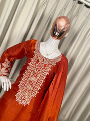 Wedding Special Outfit Jimmy Choo Sequence Embroidery Work Sharara