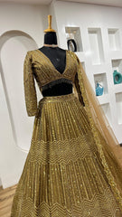 Reception Special Sparkling Dori Work Lehenga Choli