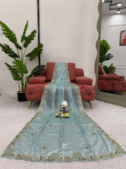 Jimmy Choo Beautiful Designer Thread With Sequence Work Saree