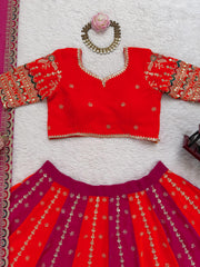 Sangeet Special Georgette Thread With Sequence Work Lehenga Choli