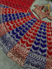 Party-wear Georgette Designer Embroidery & Sequence Work Lehenga Choli