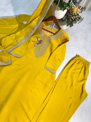 Trending Wedding Roman Silk Cording Sequence Embroidery Work Dress