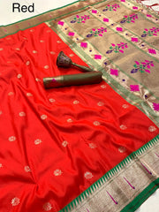 Beautiful Soft Kanchivaram Pethani Silk Saree
