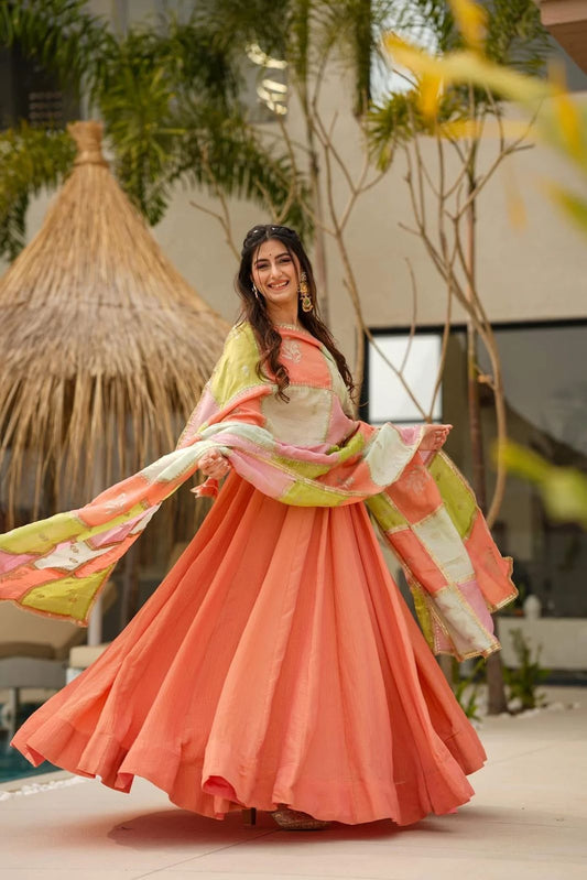 Stylish Jalpari Silk Gown