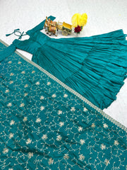 Trending Pure Vichitra Silk Gown