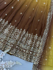 Festive Special Designer Sequence Embroidery Work Gown